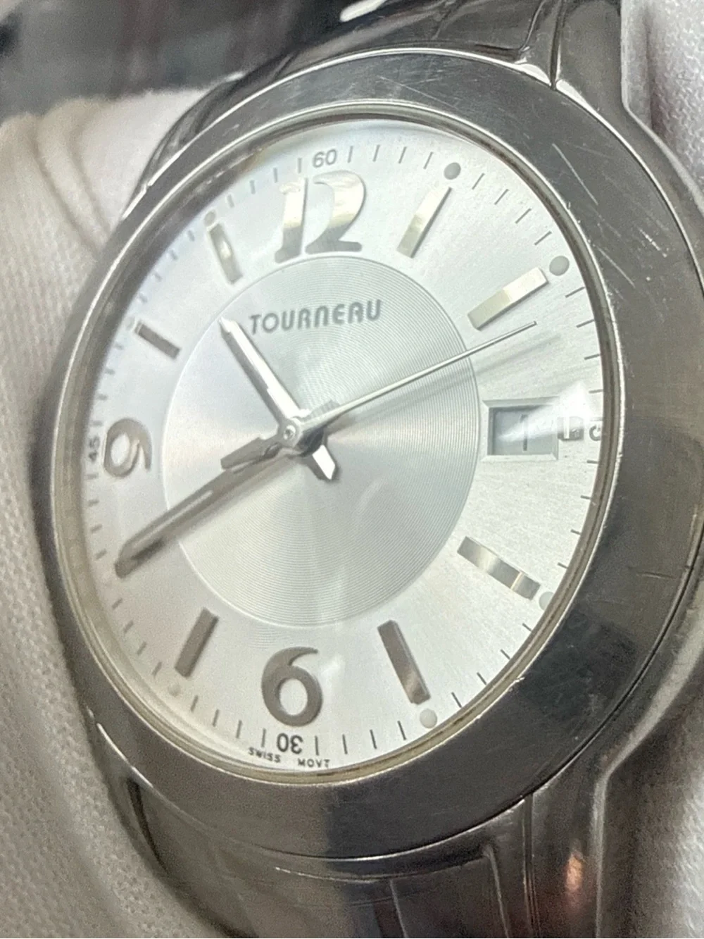 Tourneau‎ Silver Stainless Steel Analog Watch